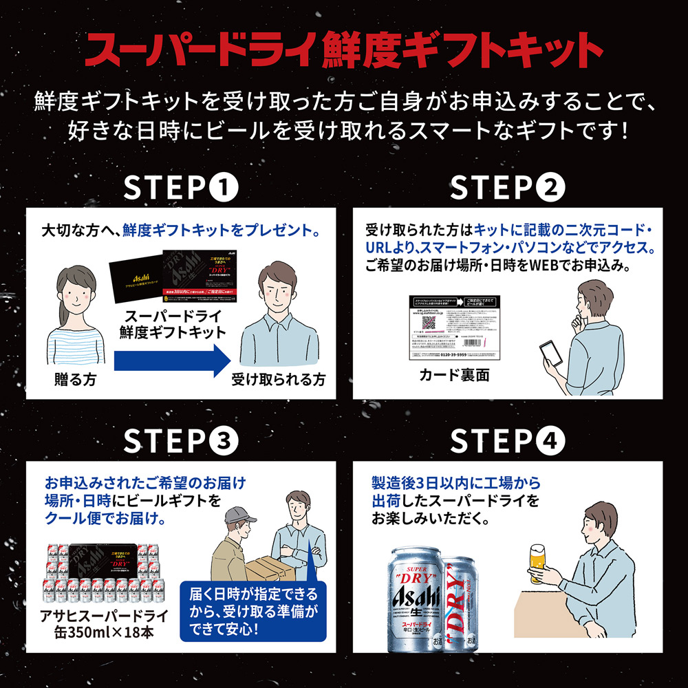 アサヒ スーパードライ鮮度ギフトキット | 商品詳細 | 高島屋