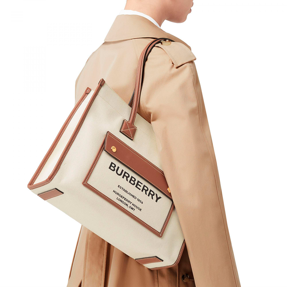 Burberry バーバリー フレヤスモール トートバッグ (Burberry