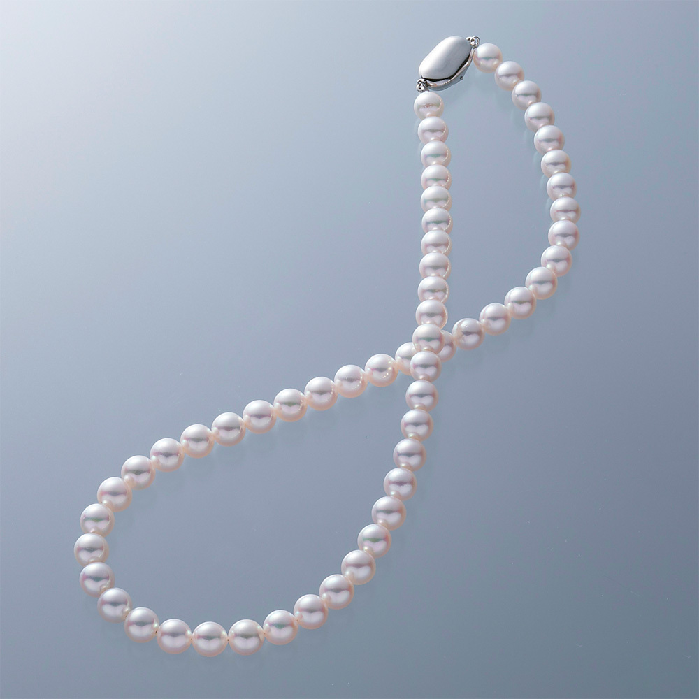 花珠アコヤ真珠ネックレス・イヤリングセット（約7.0～7.5mm未満珠