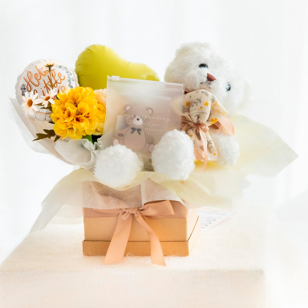 ダイパーケーキ 歯固め入りくまさんSET イエロー | 商品詳細 | 高島屋