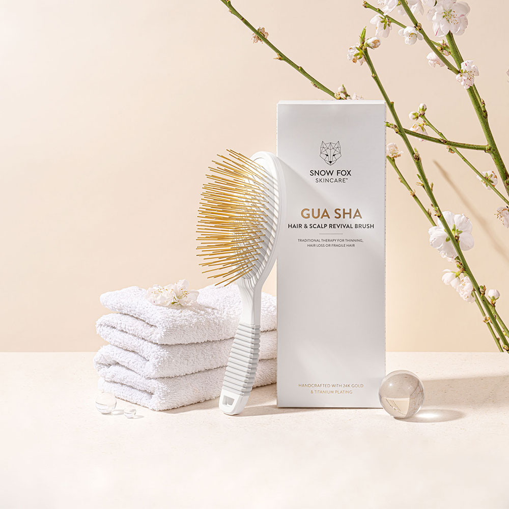 プレミアム FOXカッサ ヘアブラシ SNOW FOX SKINCARE（スノー