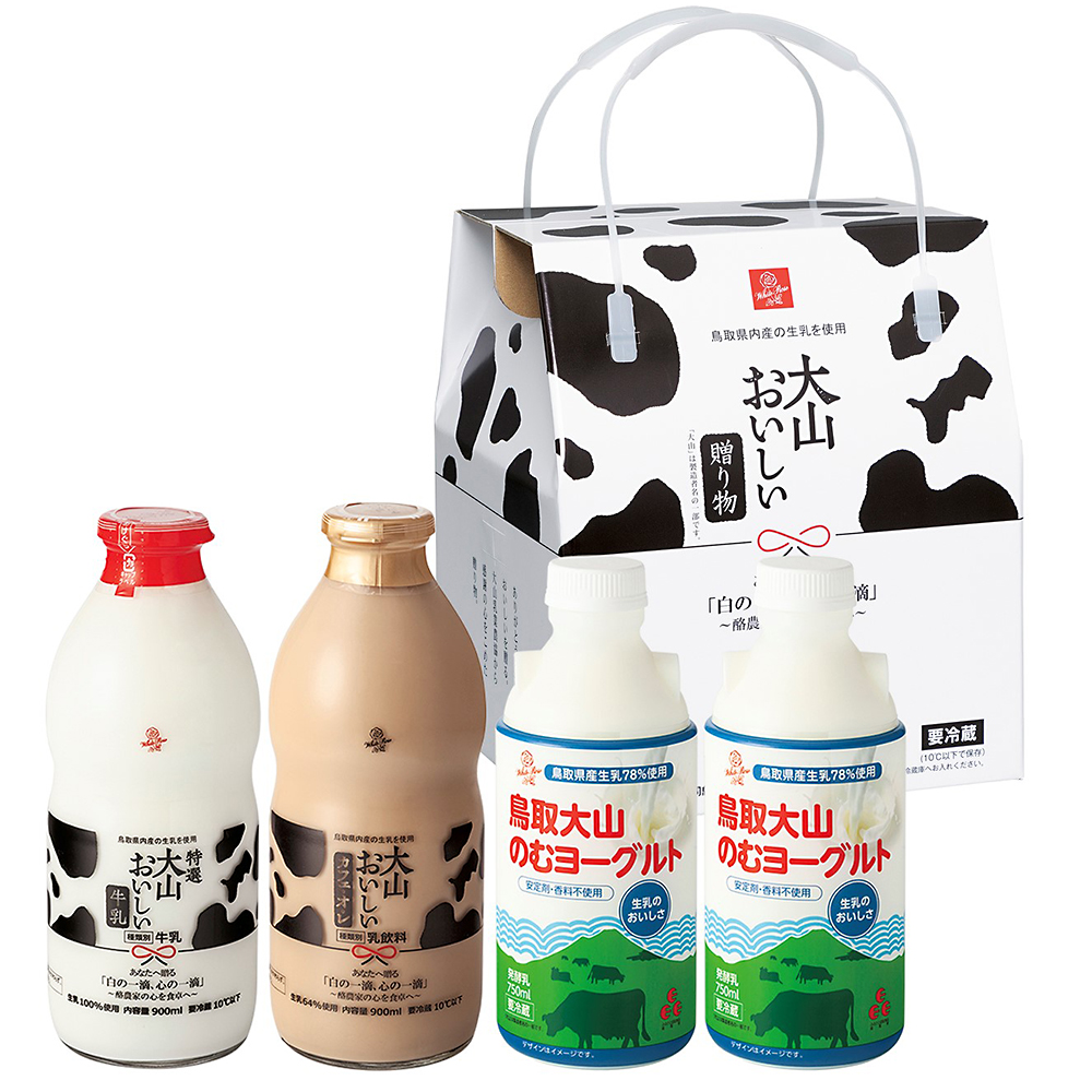 大山おいしいギフトミルク＆のむヨーグルト | 商品詳細 | 高島屋オンラインストア