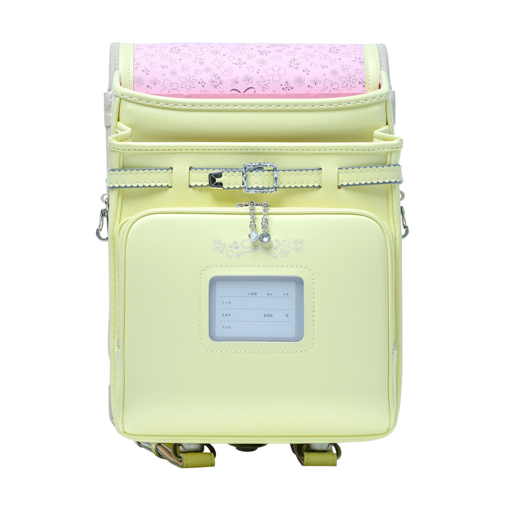 くるピタ 花かざり＞ランドセル（1KH5684K レモンアイボリー