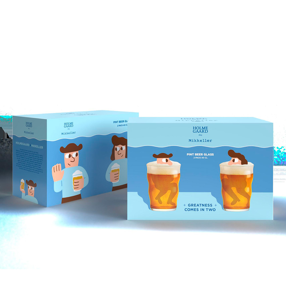 HOLMEGAARD×MIKKELLER＞パイントビアグラス 400ml 2pcs | 商品詳細