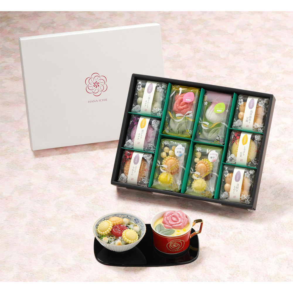麻布十番・花一会〉花椀・花一りん・浮き花最中詰合せ | 商品詳細