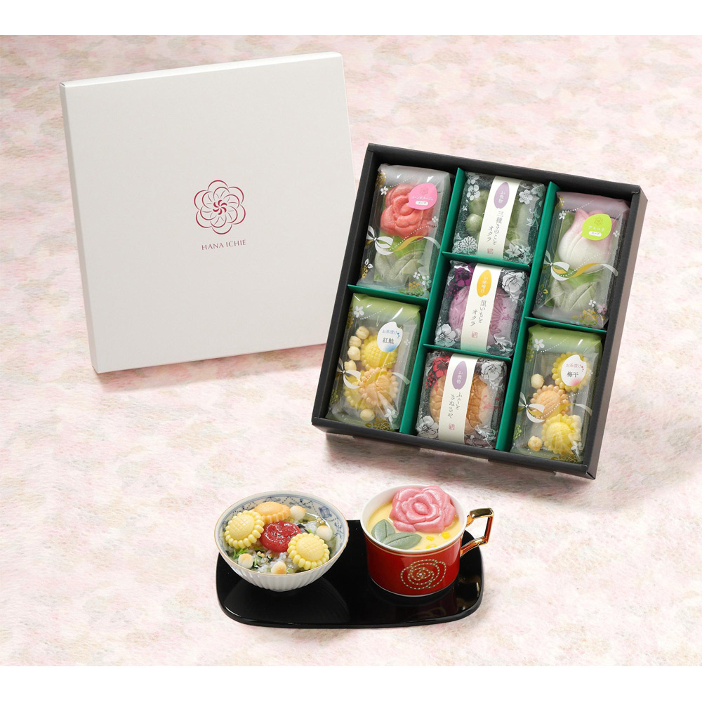 麻布十番・花一会〉花椀・花一りん・浮き花最中詰合せ | 商品詳細