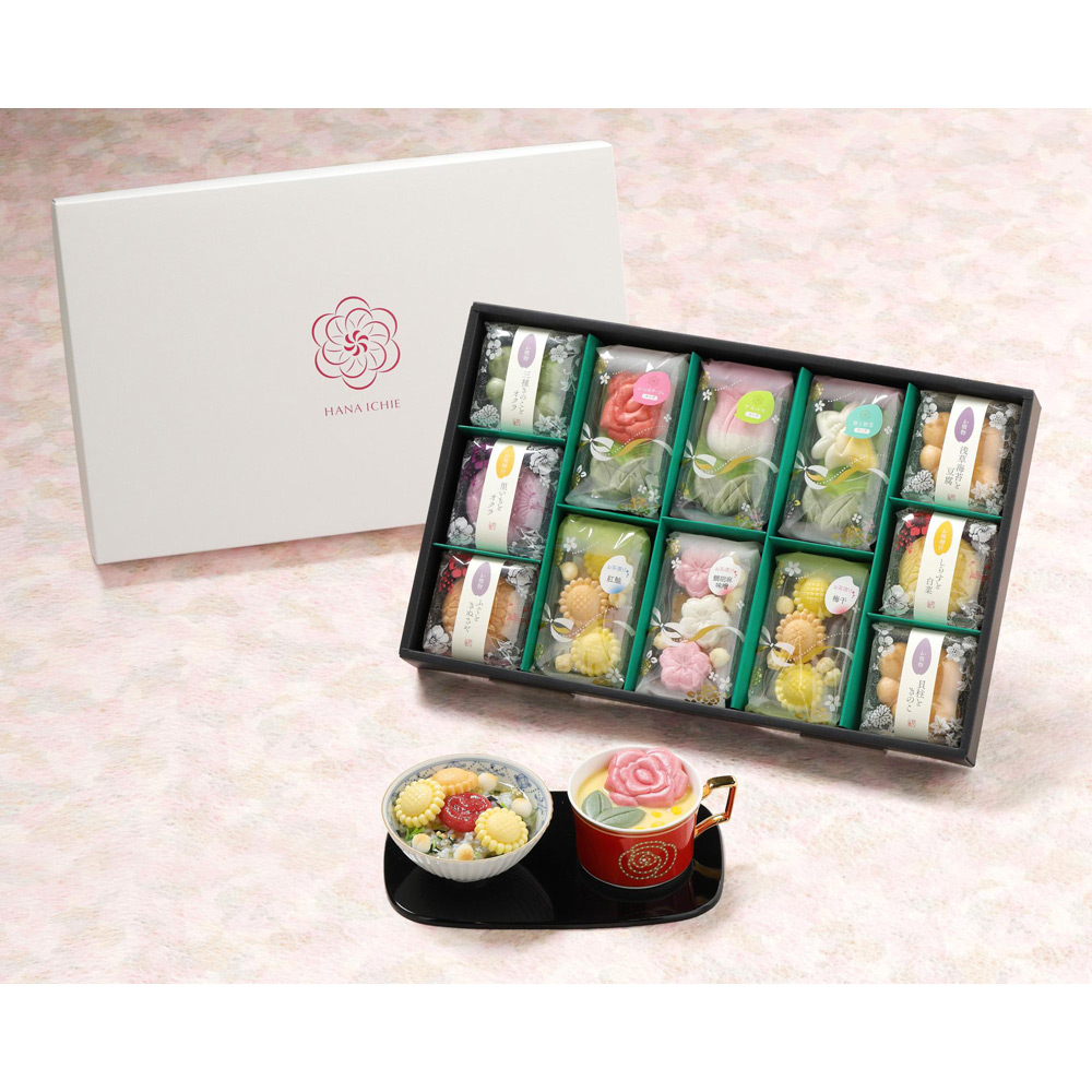 麻布十番・花一会〉花椀・花一りん・浮き花最中詰合せ | 商品詳細