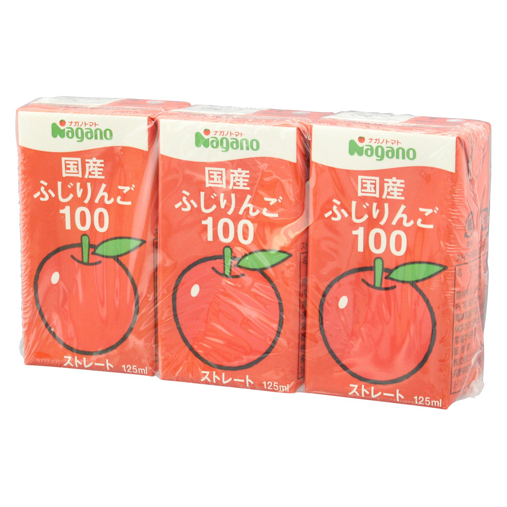 ナガノトマト　ふじりんご100ストレートジュース