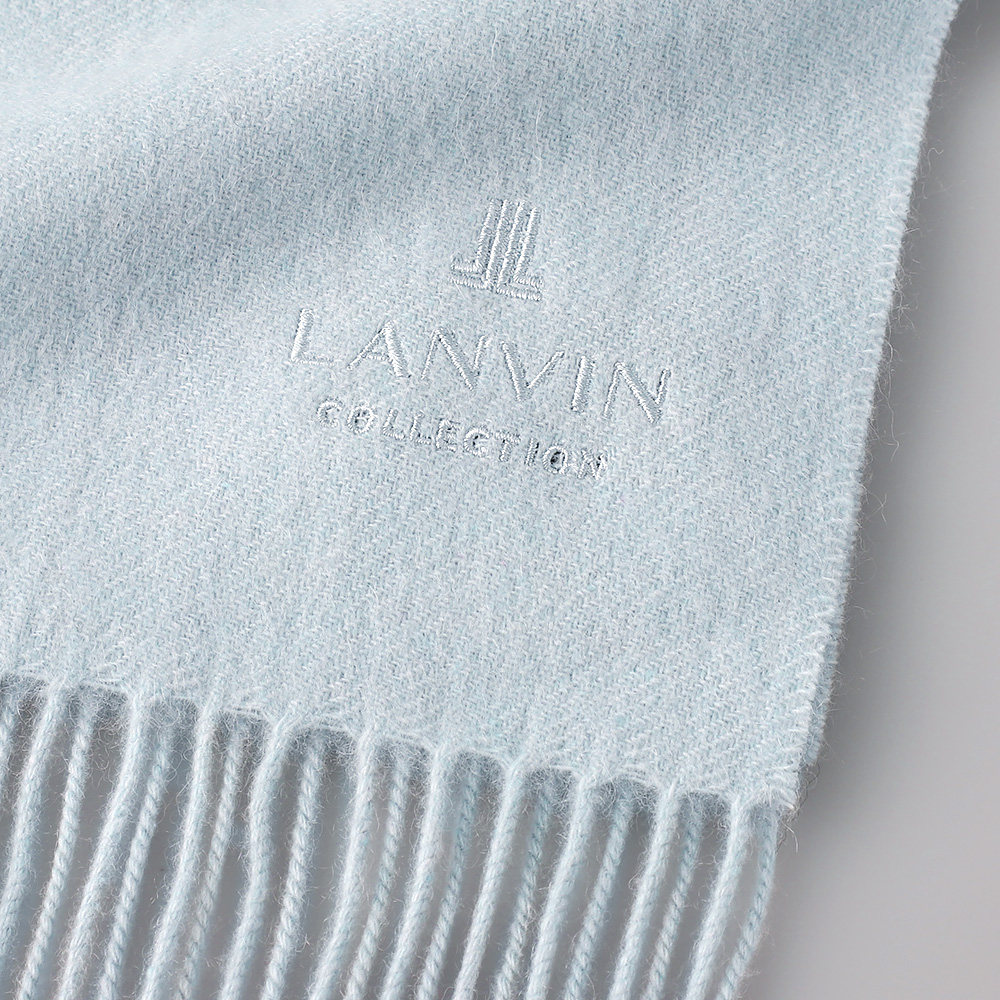 カシミヤストール | 商品詳細 | 高島屋オンラインストア 【新品未使用】LANVIN COLLECTION カシミヤ ブラック ブルー