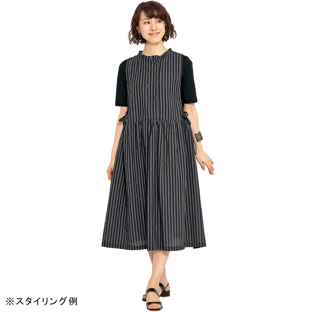 サイドボタンストライプワンピース 商品詳細 高島屋オンラインストア サイドボタンストライプワンピース 商品詳細 高島屋オンラインストア