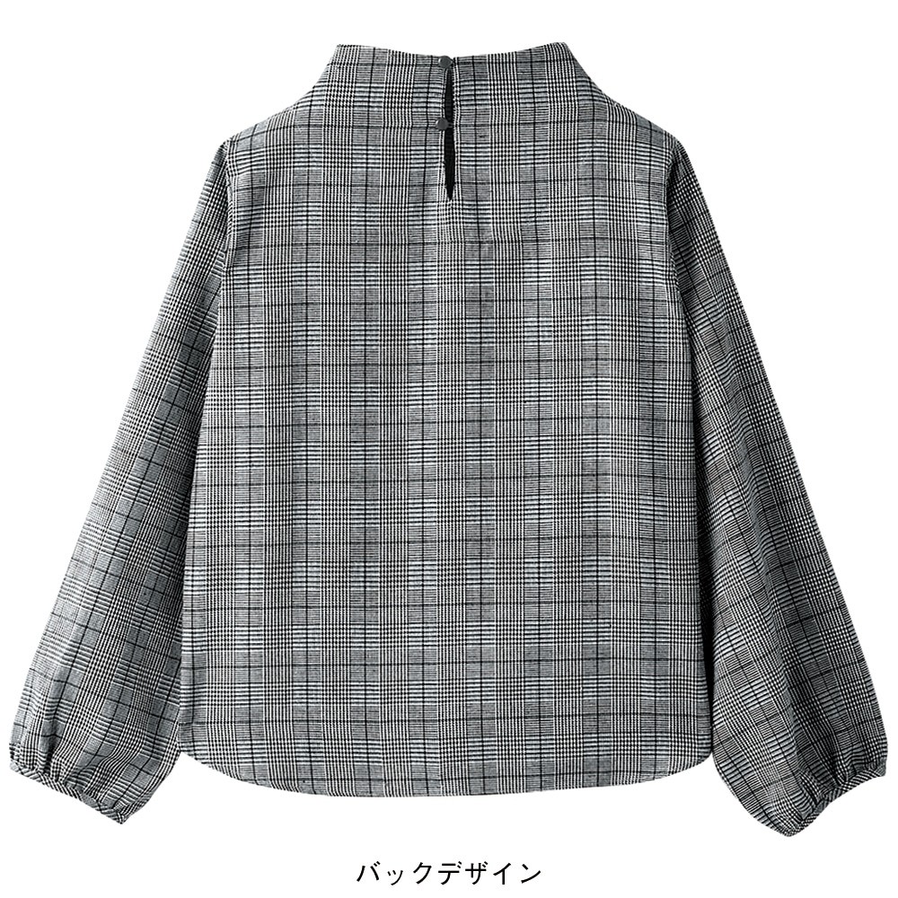タック襟グレンチェック柄ブラウス 商品詳細 高島屋オンラインストア