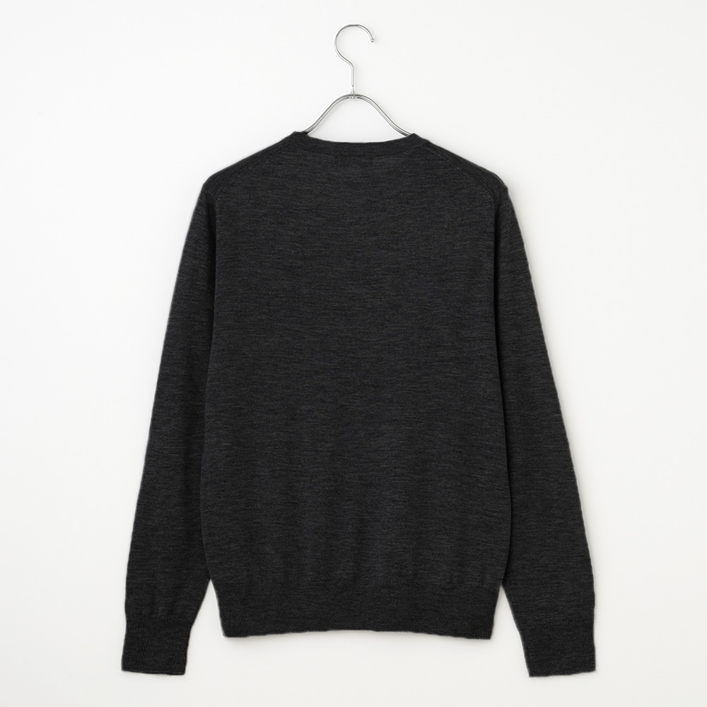 カシミヤシルク＞クルーネックセーター ブラック S→LL | 商品詳細 ...