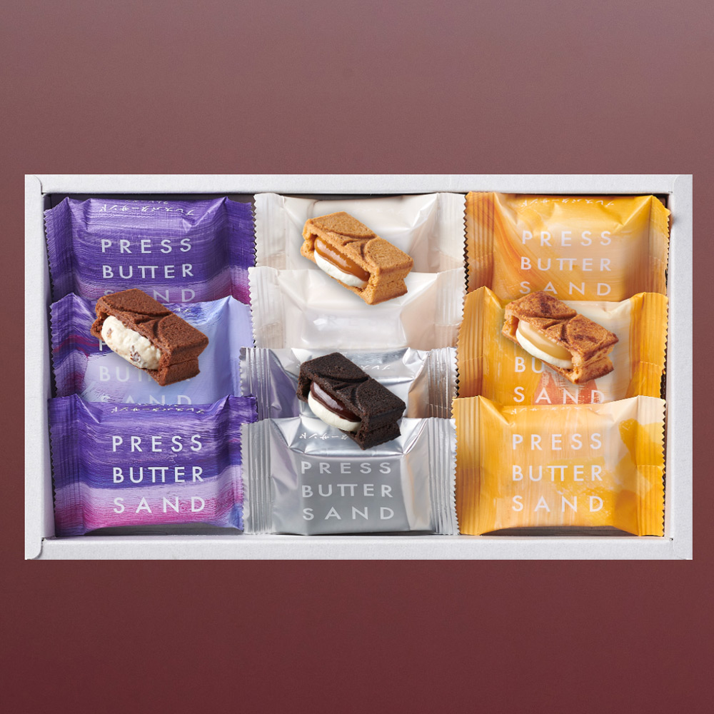おすすめ】 お中元 ギフト 2023 プレスバターサンド 宇治抹茶 9個入 のし無料 PRESS BUTTER SAND 公式
