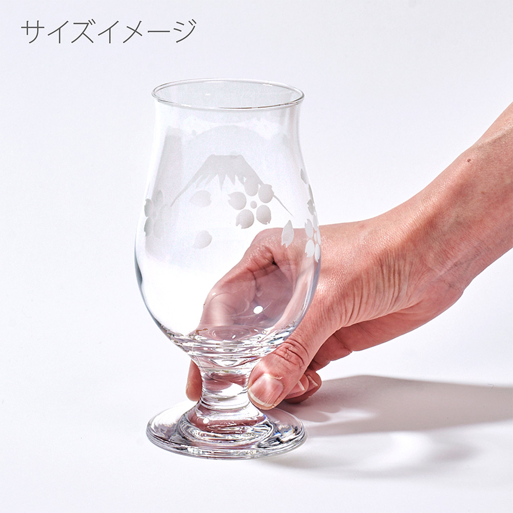 江戸切子 富士山に鶴・桜 ビアグラスペア | 商品詳細 | 高島屋