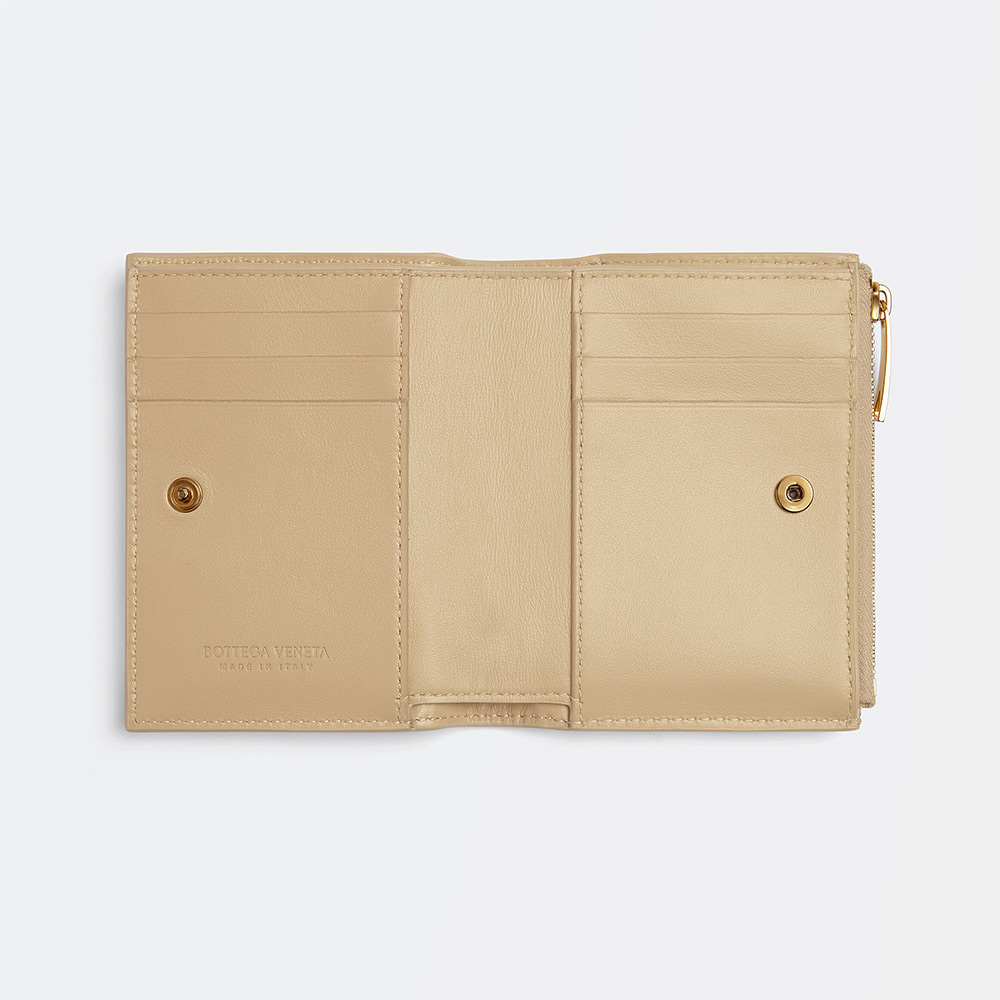 海外 正規品】 新品BOTTEGA VENETAボッテガヴェネタ二つ折りファスナー 