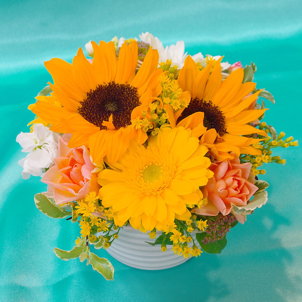 生花ひまわりアレンジメント 商品詳細 高島屋オンラインストア