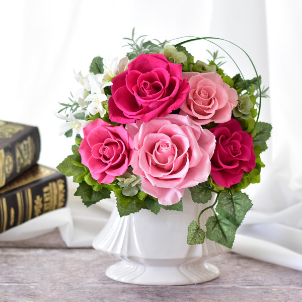 母の日届け専用 オンライン限定 プリザーブドほか プリザーブドフラワーローズのギフトアレンジメント 商品詳細 高島屋オンラインストア