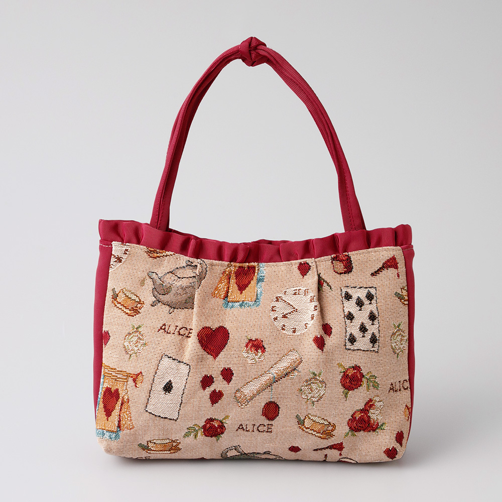 バレリーナ刺繍トートバッグ ゴブラン織り ベルブランジェ 美品