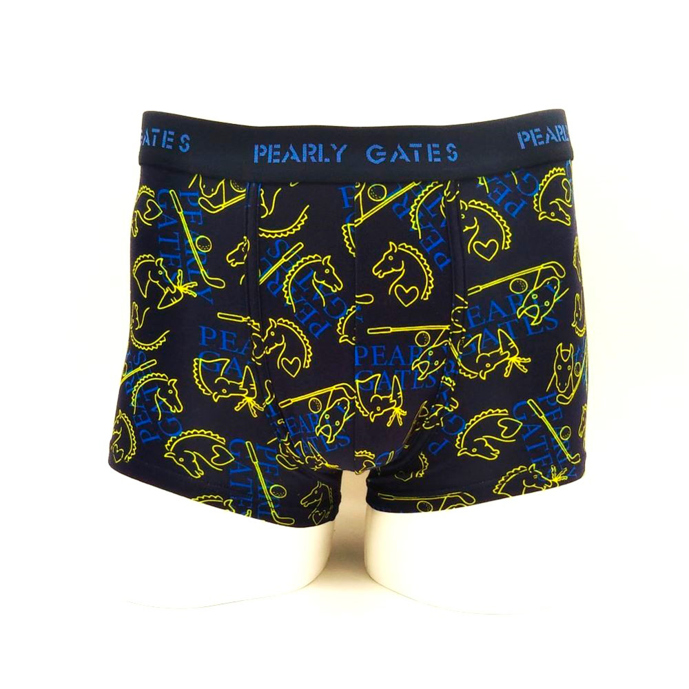 PEARLY GATES｜PGロゴデニム柄 ECOBLUEメッシュハイテンション