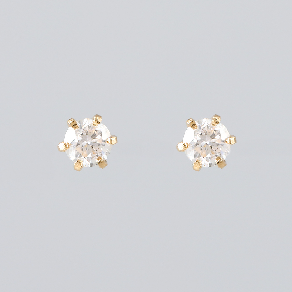 <br>K18ダイヤピアス0.33/0.32/0.07/0.07ct/ピアス/Aランク/82