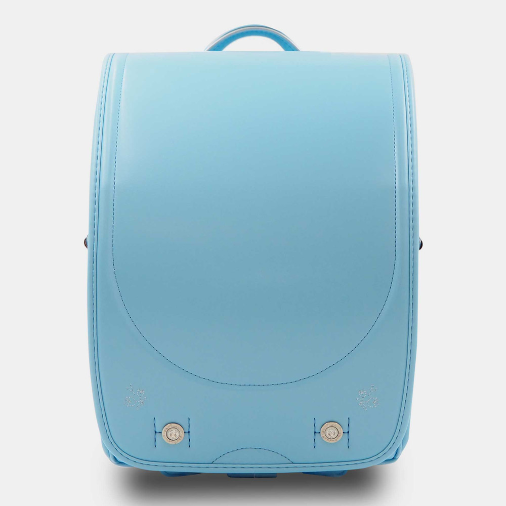 【名入れｵﾘｼﾞﾅﾙﾈｰﾑﾀｸﾞ付】＜フラワーリース＞ランドセル（FW-580 ミントブルー）