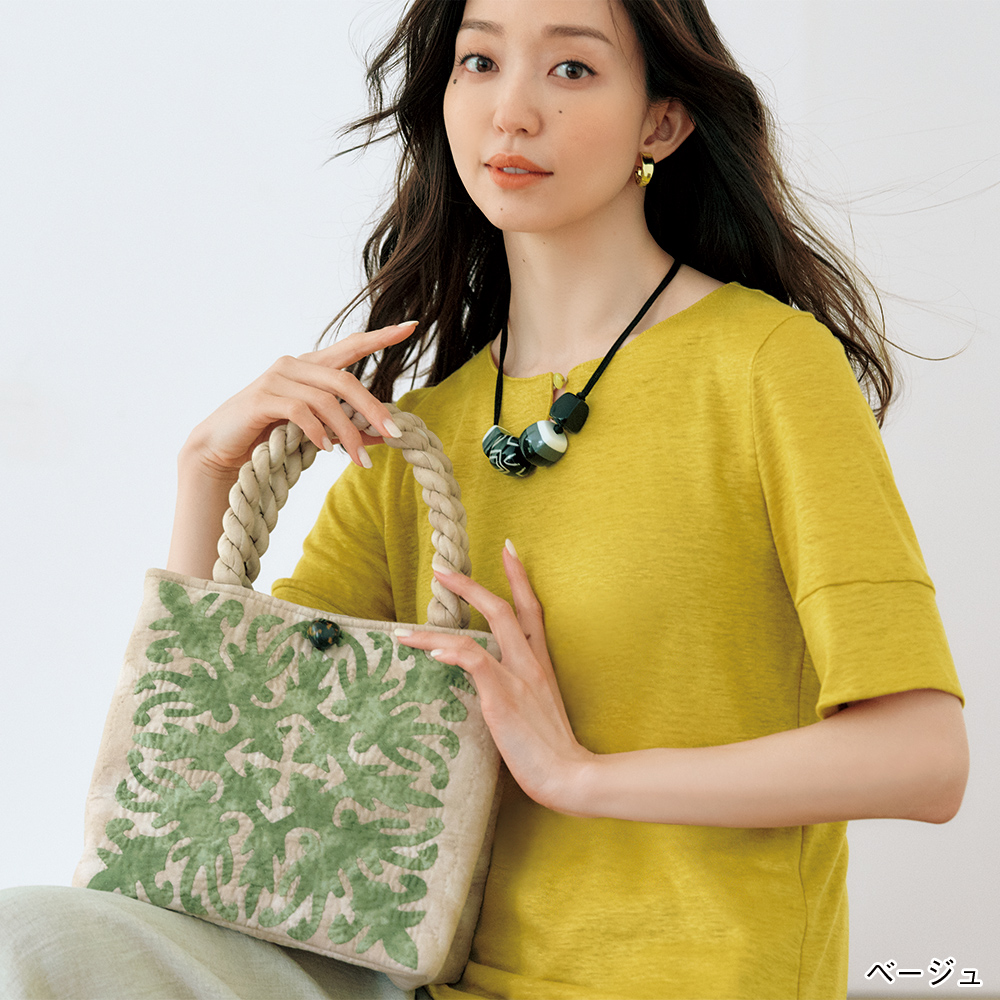 ハンドメイドのハワイアンキルトバッグ
