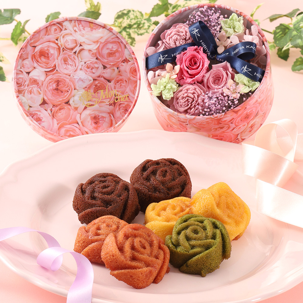 人気のお花とお菓子のセットはいかがですか【母の日】
