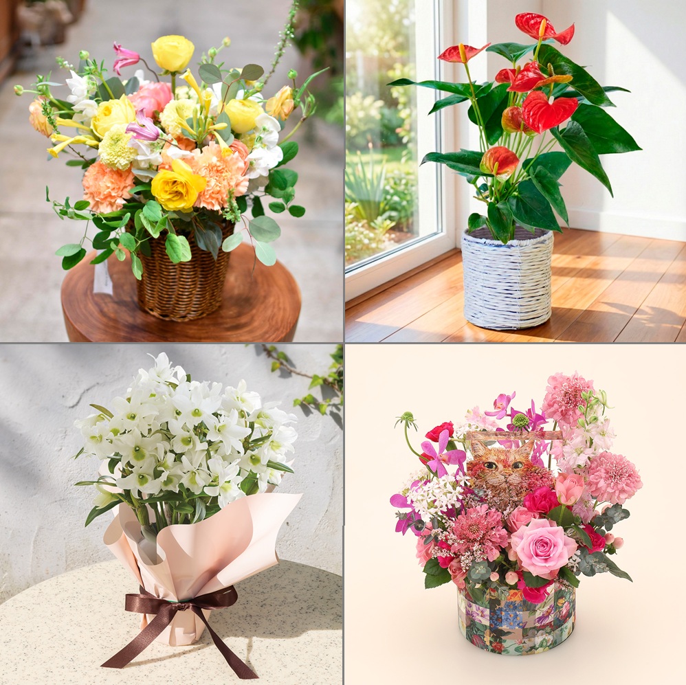 印象に残るフラワーギフト