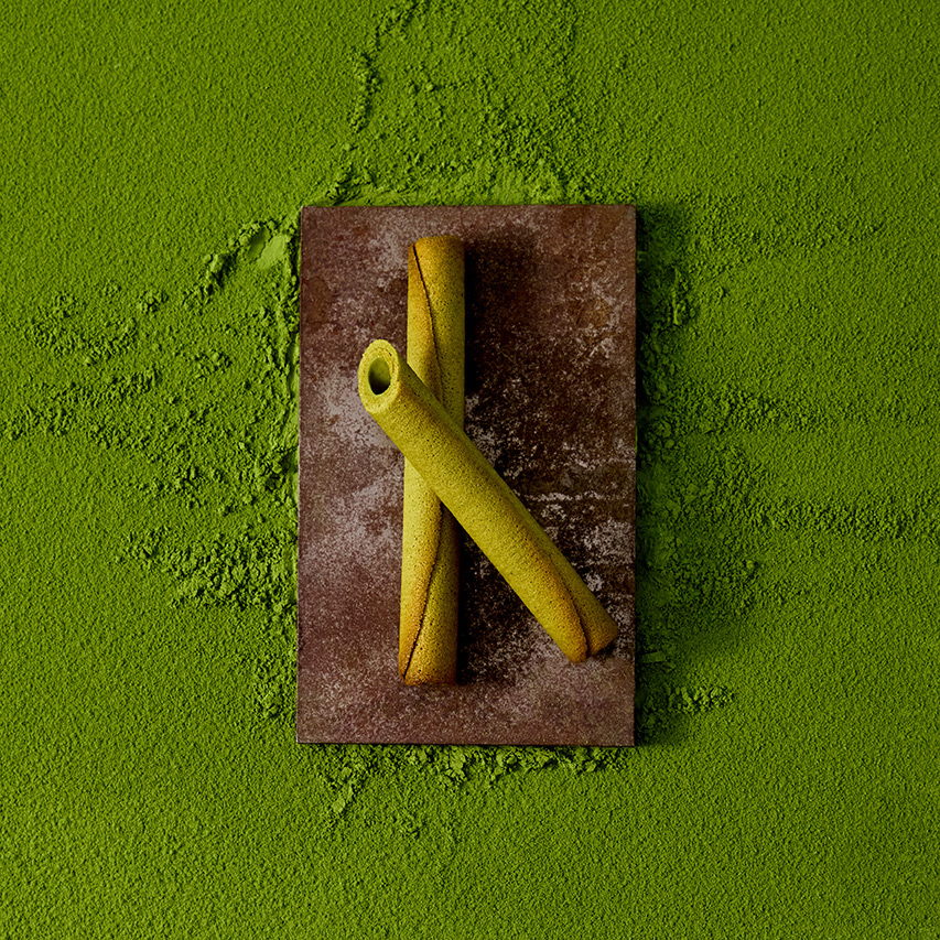 初夏限定「シガール オゥ マッチャ」のセット