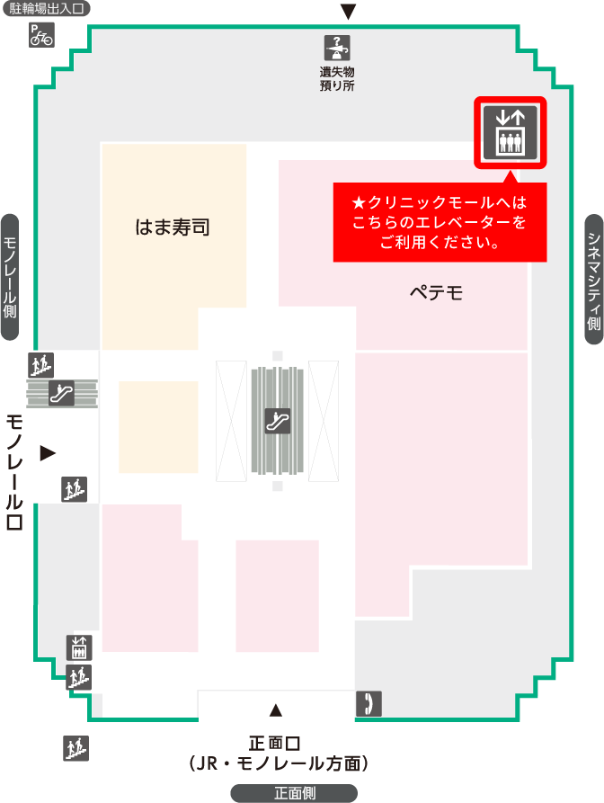 1F フロアマップ