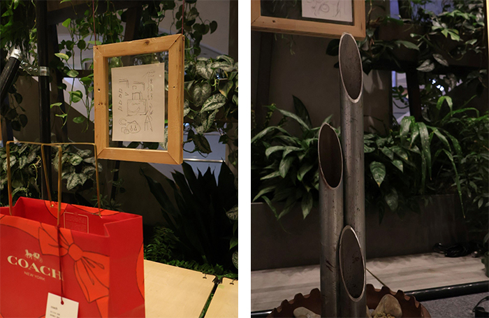 3・4年次生による展示作品