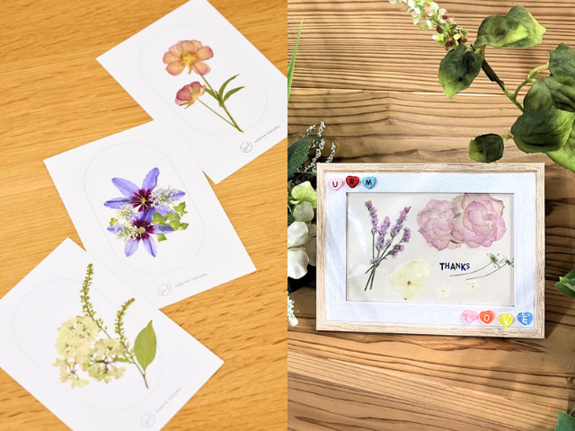 ファミリーカラーで彩る押し花アートを作ってみよう！ - 玉川高島屋S.C.