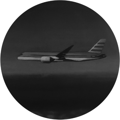Flight No.4 Oil on canvas