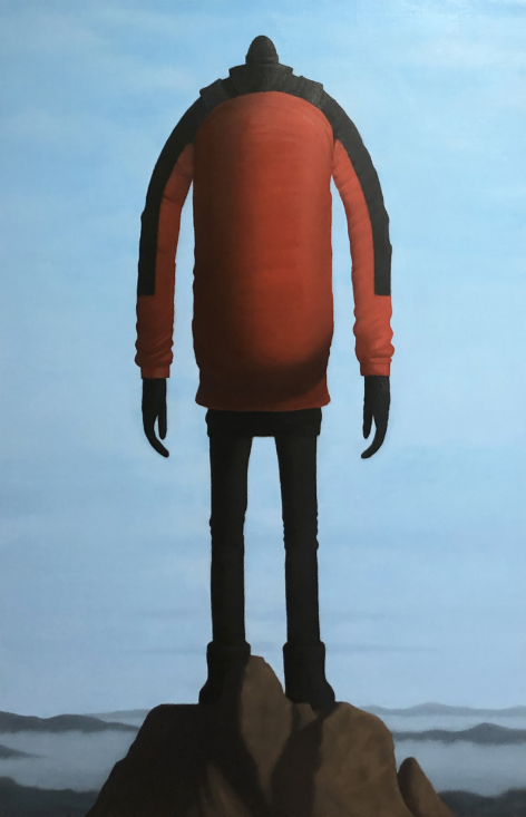 HOMAGE No.5(雲海の上の旅人Ⅱ) Oil on canvas