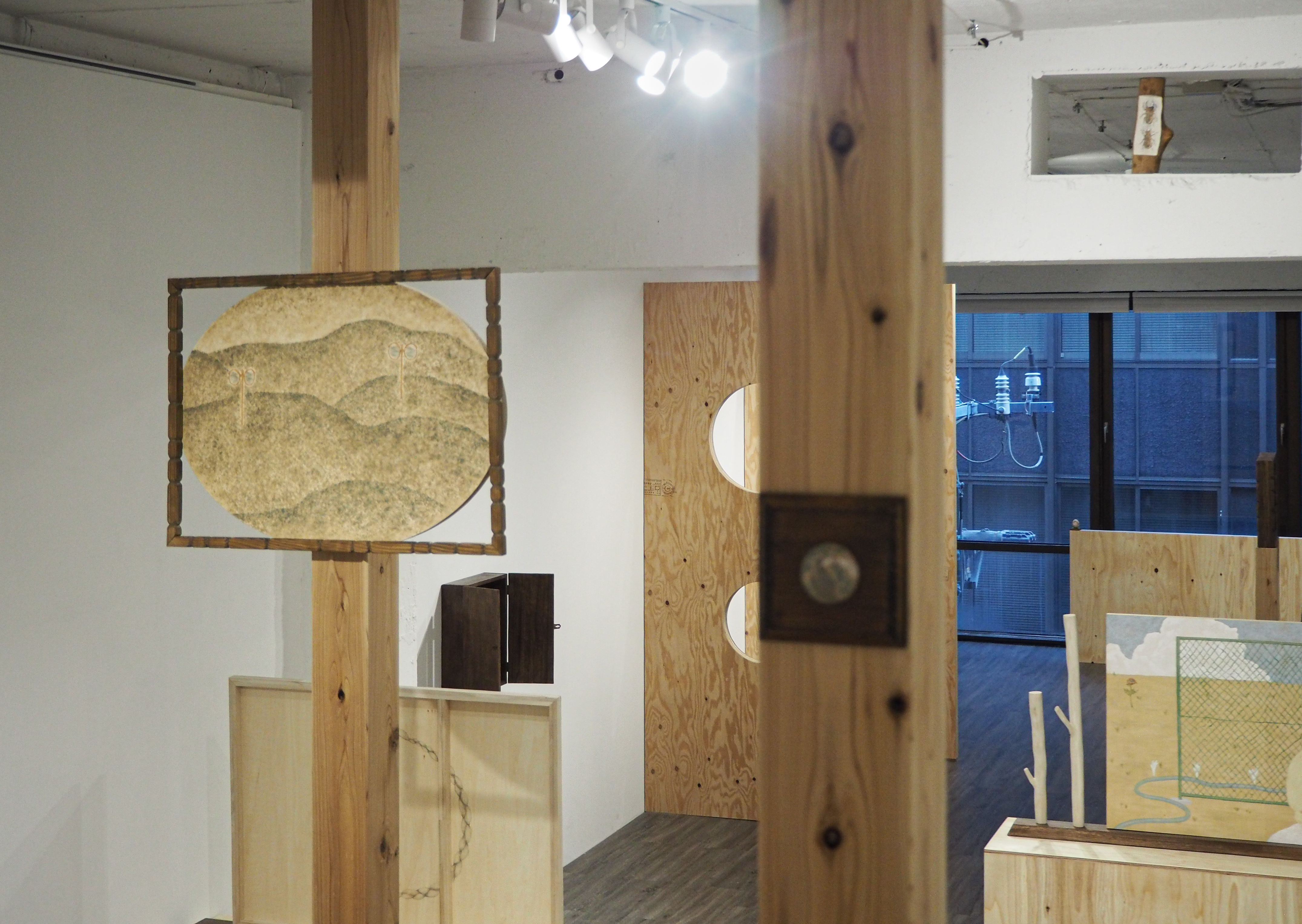 個展 デフォルマシオンの庭 展示風景 2021年