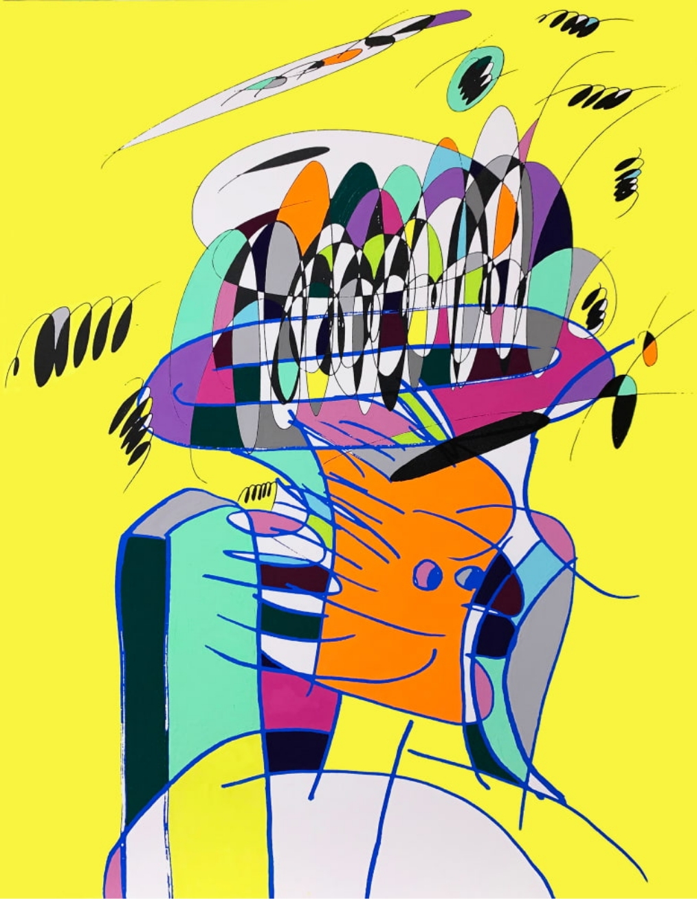 カーブの向こう（五千輪） Beyond the Curve （Five Thousand Rings） 2019