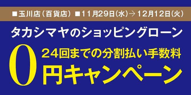 ショッピングローン0円キャンペーン